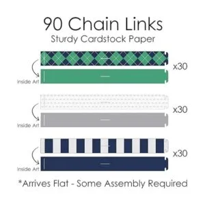 Big Dot of Happiness ParTee Time Guirnalda de 90