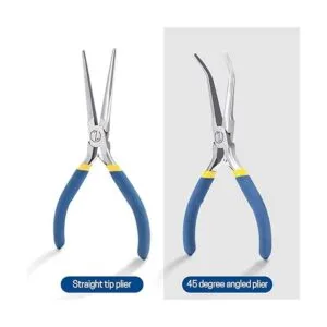 Mini alicates de punta de aguja de 6 pulgadas con asas de_6