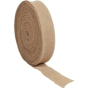 KINJOEK Cinta de arpillera de 177.2 ft de ancho cinta de