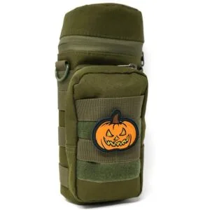 Parche táctico de PVC con diseño de calabaza Jack