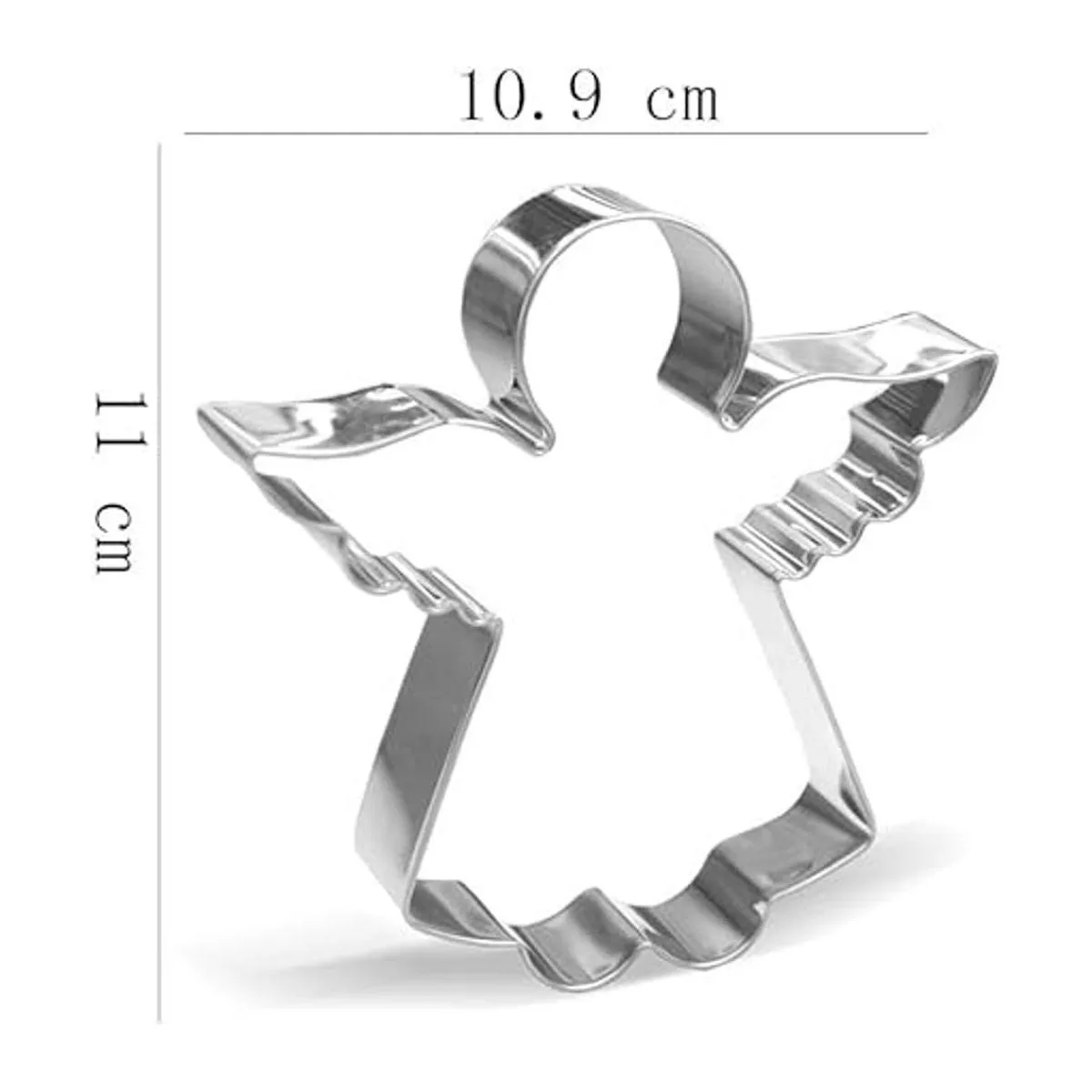 Juego de moldes para galletas de Navidad 7 piezas acero