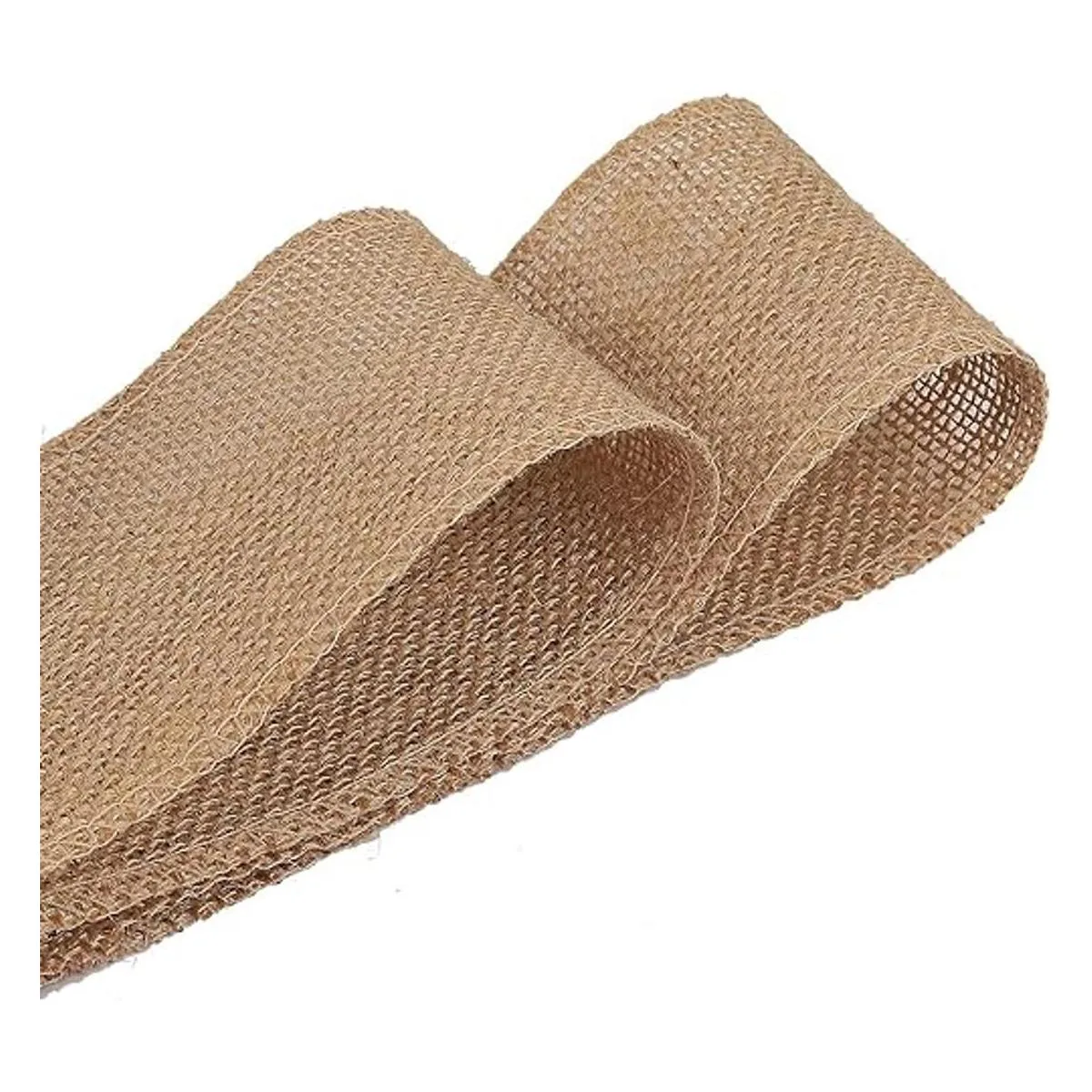 KINJOEK Cinta de arpillera de 177.2 ft de ancho cinta de