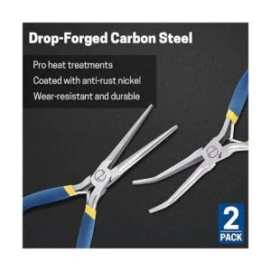 Mini alicates de punta de aguja de 6 pulgadas con asas de_3