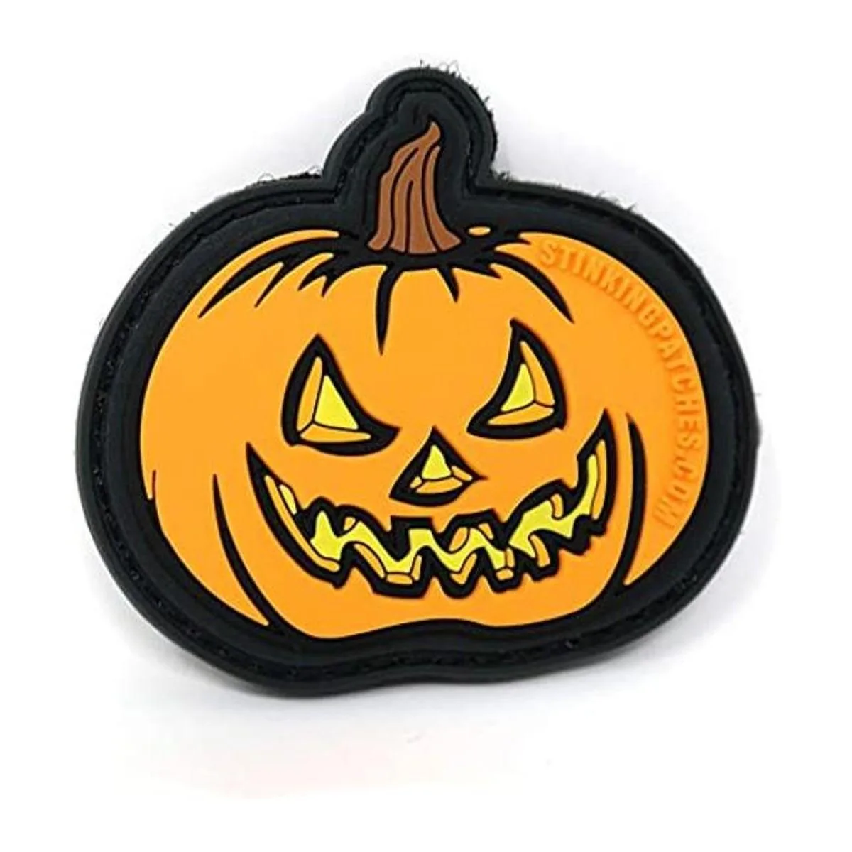 Parche táctico de PVC con diseño de calabaza Jack