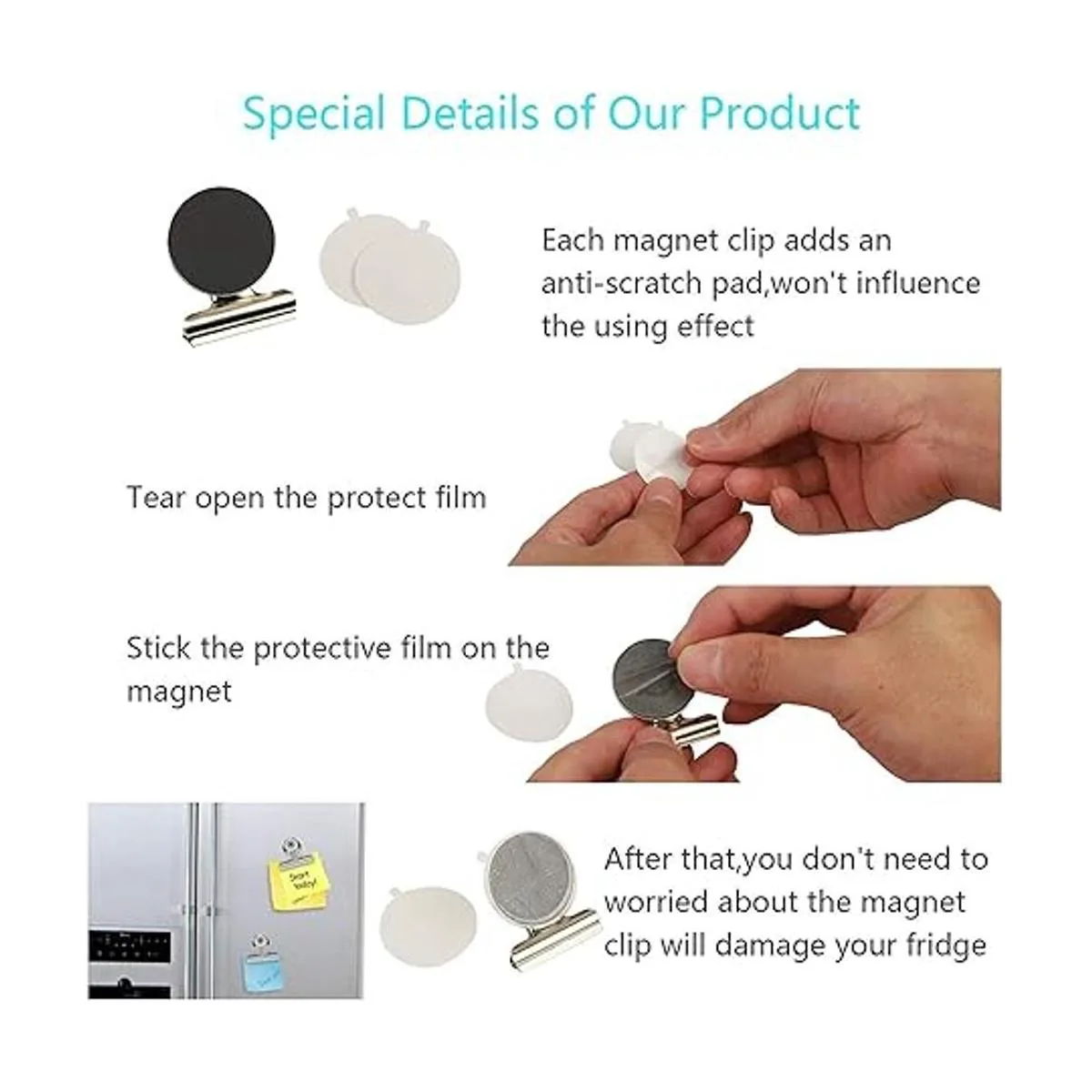 Grtard Paquete de 12 imanes para nevera imanes para_2