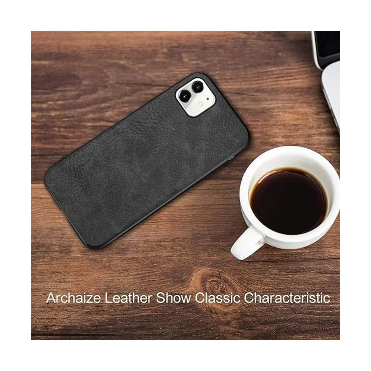 Salawat Funda para iPhone 11 piel sintética diseño_3