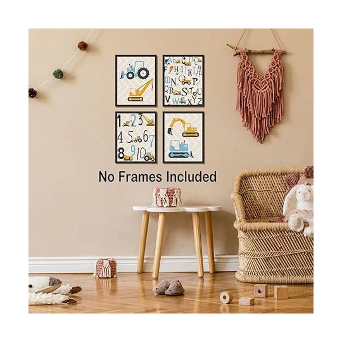 Impresión artística de construcción de dibujos animados_3