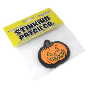 Parche táctico de PVC con diseño de calabaza Jack