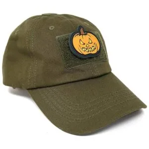 Parche táctico de PVC con diseño de calabaza Jack