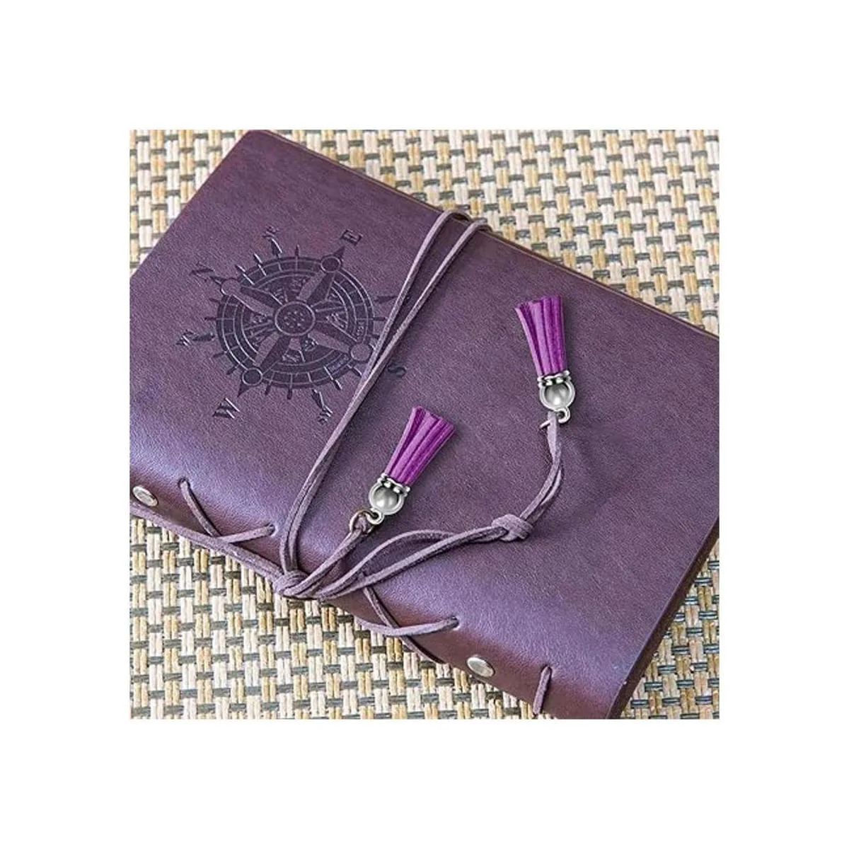 Borlas Cridoz 200 borlas de cuero para llavero a granel