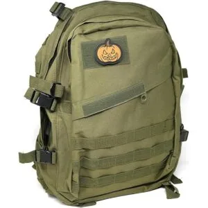 Parche táctico de PVC con diseño de calabaza Jack