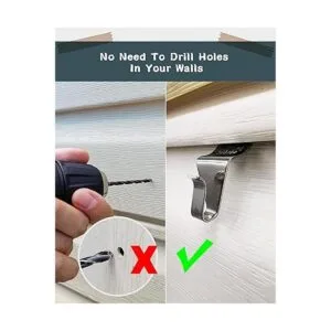 Ganchos de vinilo para colgar Paquete de 20 clips de_2