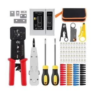 LEATBUY RJ45 Juego de herramientas de crimpado para
