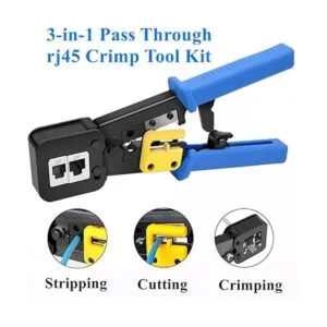 Gaobige Herramienta de crimpado rj45 para Cat6 Cat5e Cat5_2
