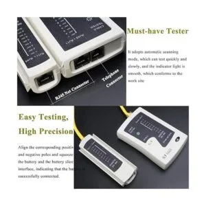 LEATBUY RJ45 Juego de herramientas de crimpado para