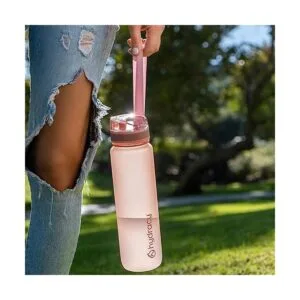 Hydracy Botella de agua con marcador de tiempo botella de_2