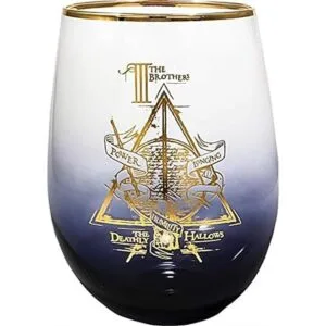 Spoontiques Deathly Hallows Vaso sin tallo 20 onzas negro_2