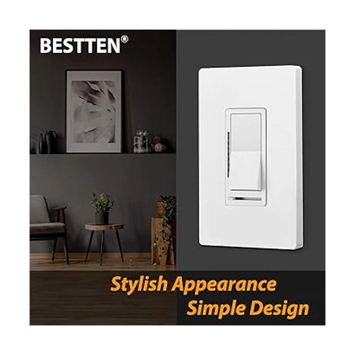 BESTTEN Interruptor de atenuación digital con indicador_2