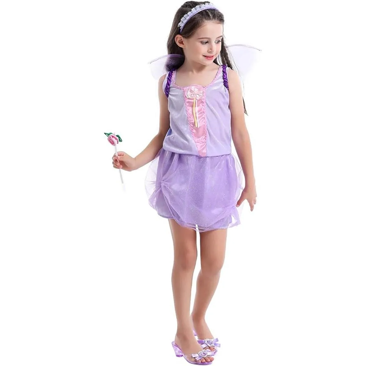 Baúl de set de disfraces FEDIO para niñas pequeñas de 3 a_2