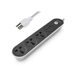 Fanlide Regleta de alimentación con puertos USB cable de_1