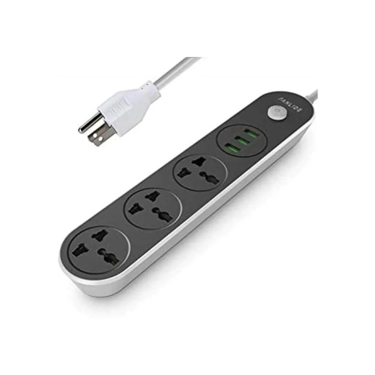 Fanlide Regleta de alimentación con puertos USB cable de_1