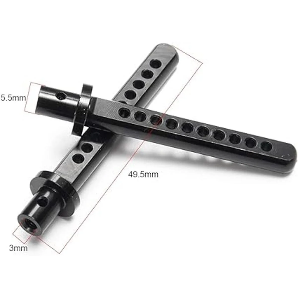 4PCS Aluminum Body Post Mounts for 110 RC Crawler Axial_2