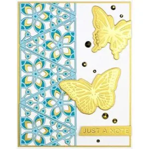 Spellbinders Butterflies Glimmer Juego de placas y_2