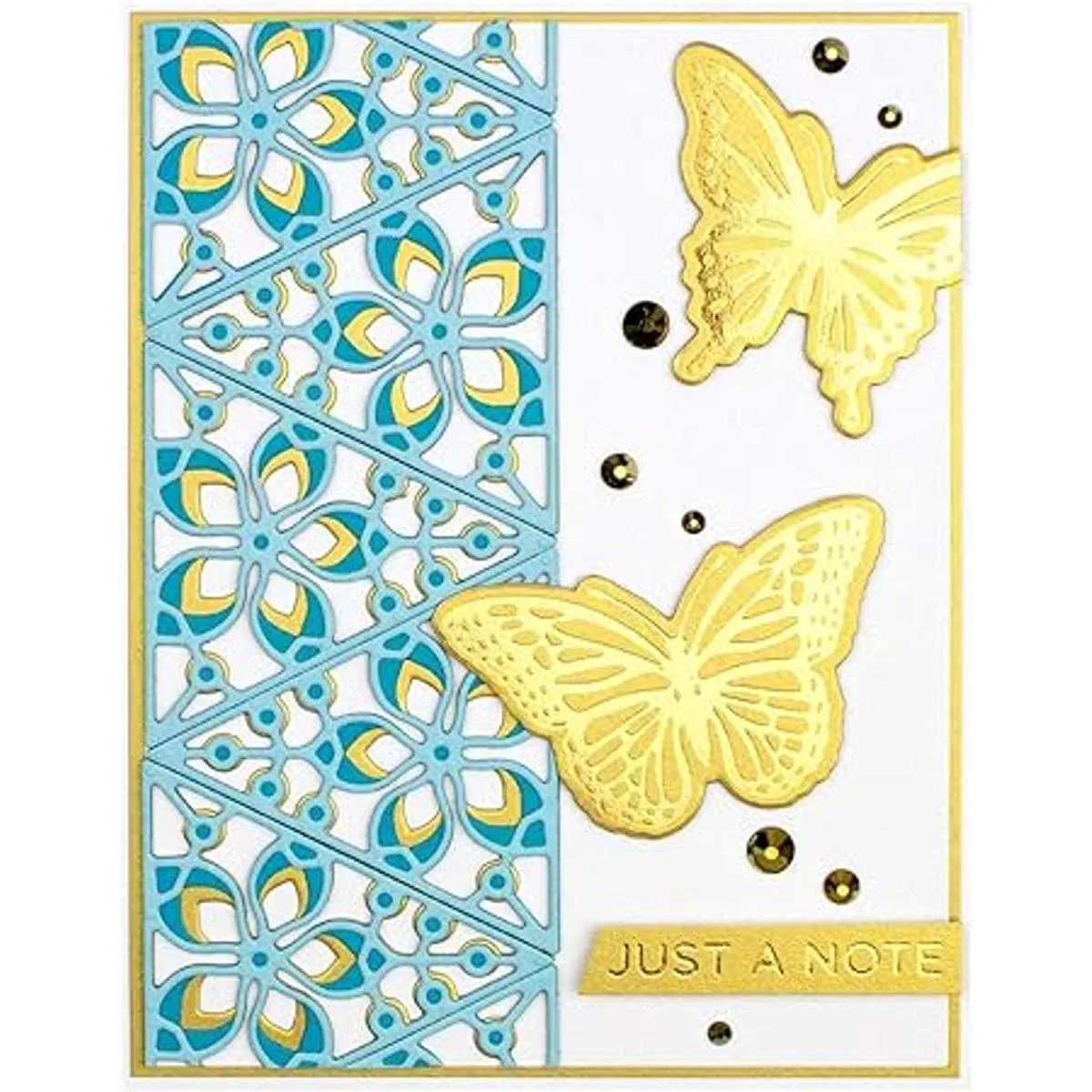 Spellbinders Butterflies Glimmer Juego de placas y_2