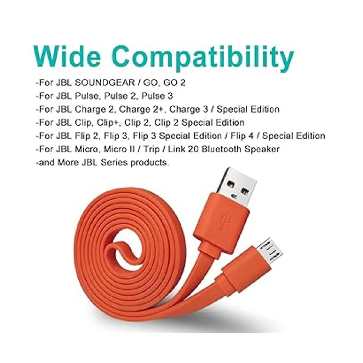 Cable de carga para altavoz JBL línea de cable de_3