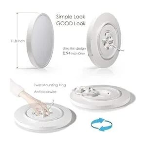 Taloya Lámpara de techo inteligente LED WiFi compatible_2