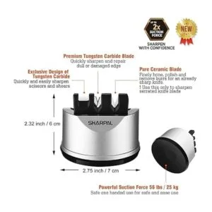 SHARPAL Cuchillo de chef de cocina de bolsillo 191H para_3