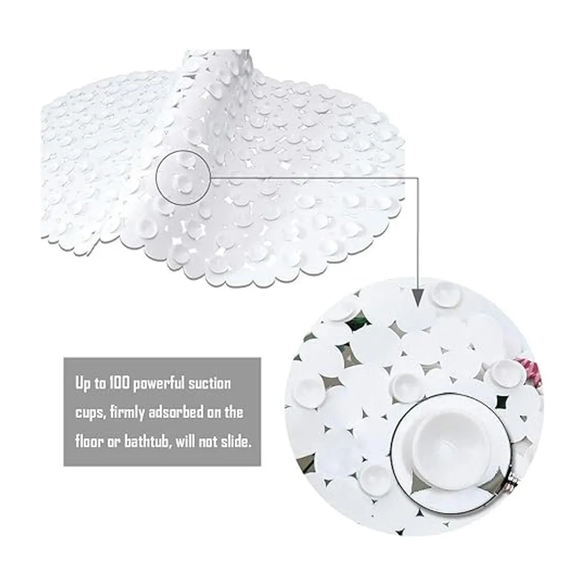 MOLFUJ Tapete antideslizante para bañera de tortuga marina