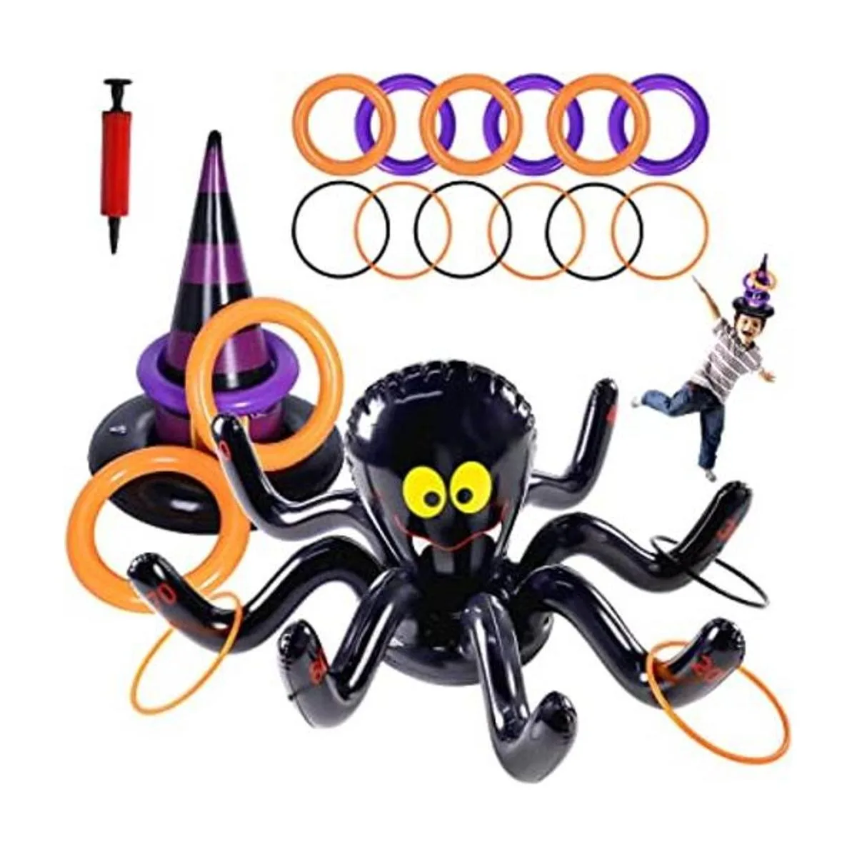 Max Fun Juego de lanzamiento de anillos de Halloween_1