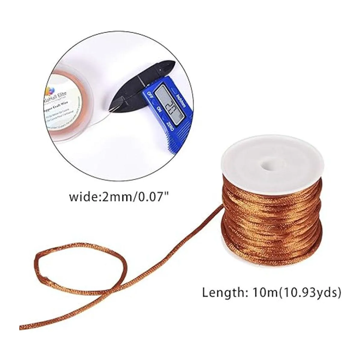 PH PandaHall Cordón de nailon satinado de 30 colores_2