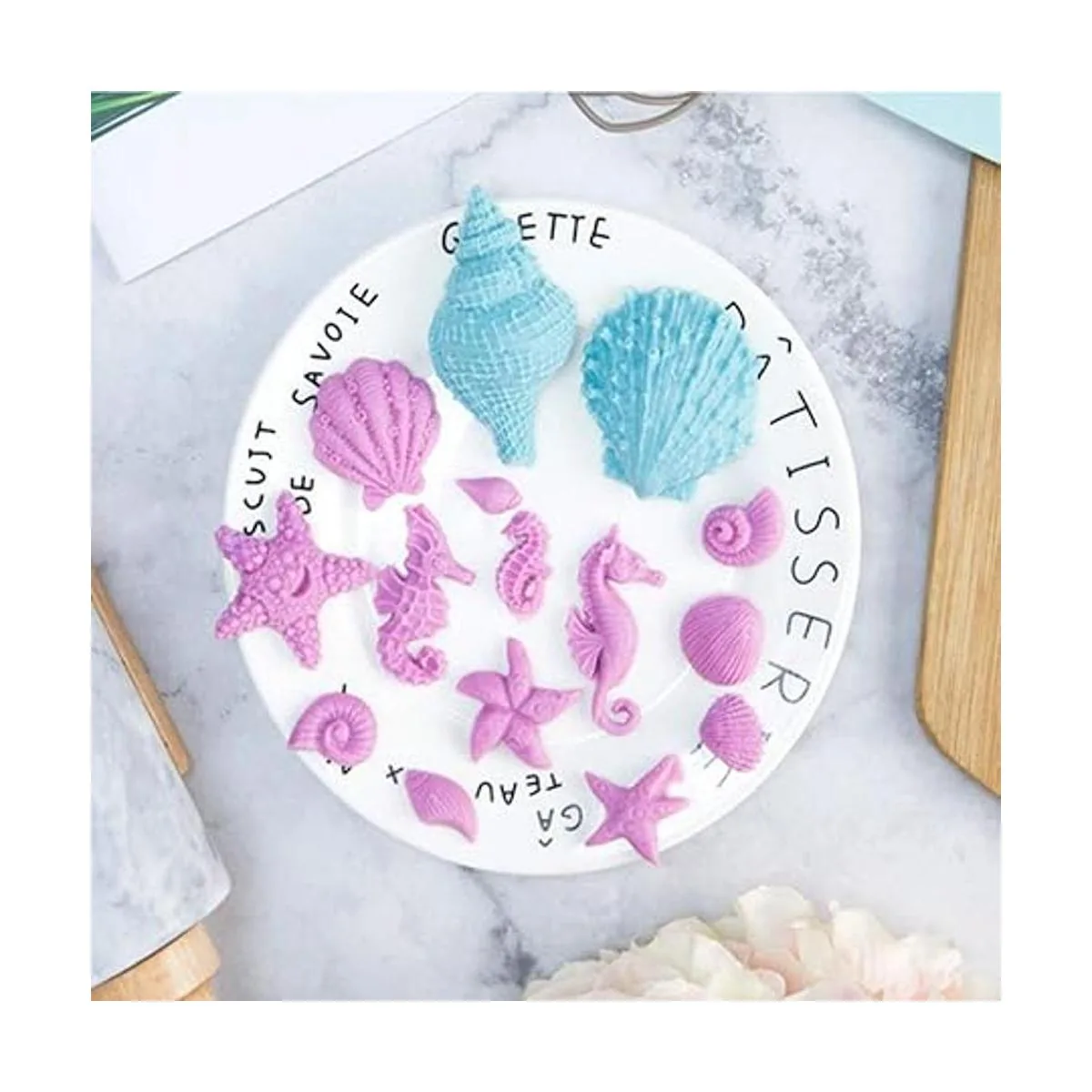 Molde de silicona para repostería chocolate jabón