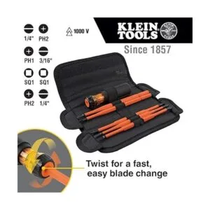 Klein Tools 32288 Destornillador aislante juego de_2