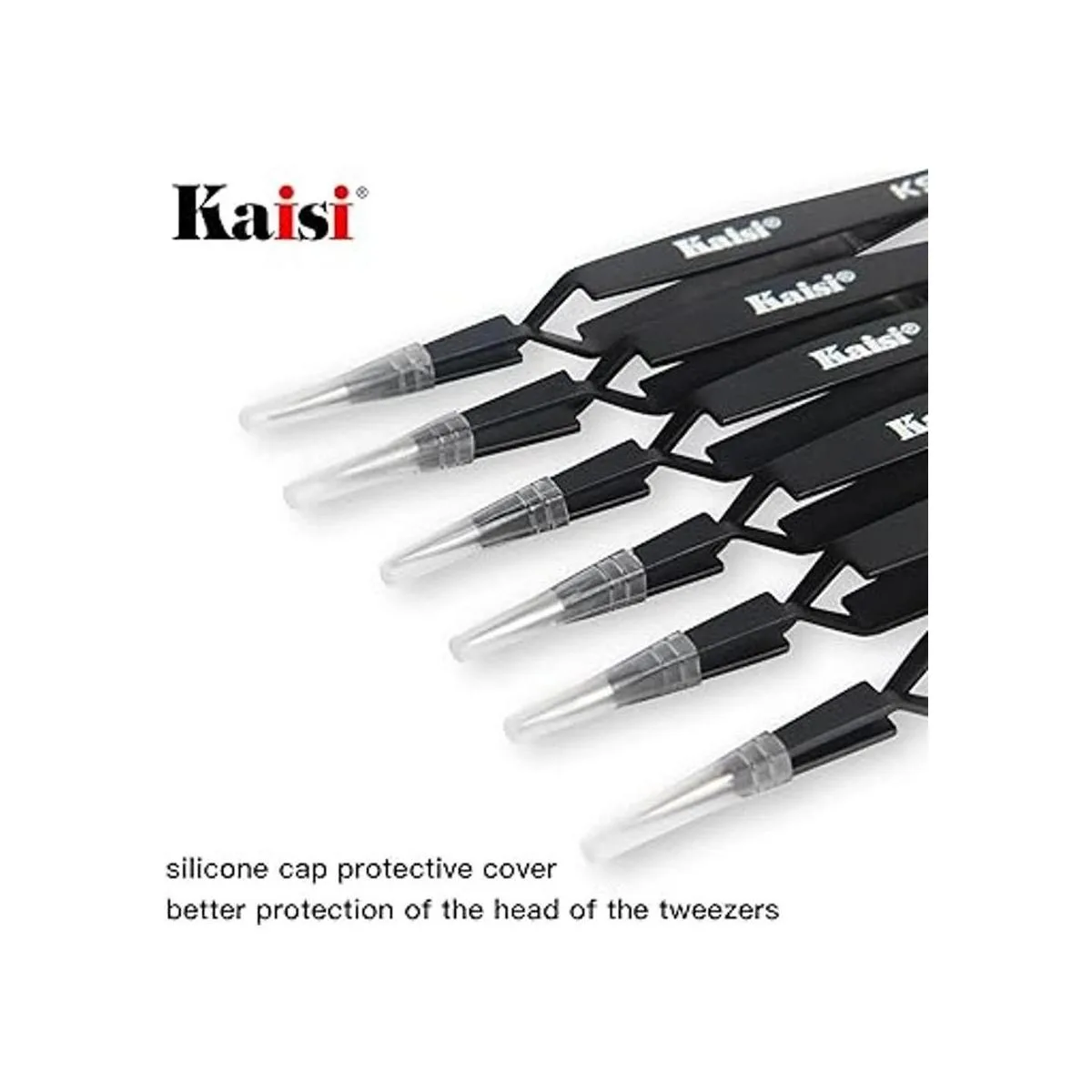 Kaisi Juego de 6 pinzas de bloqueo cruzado de acero