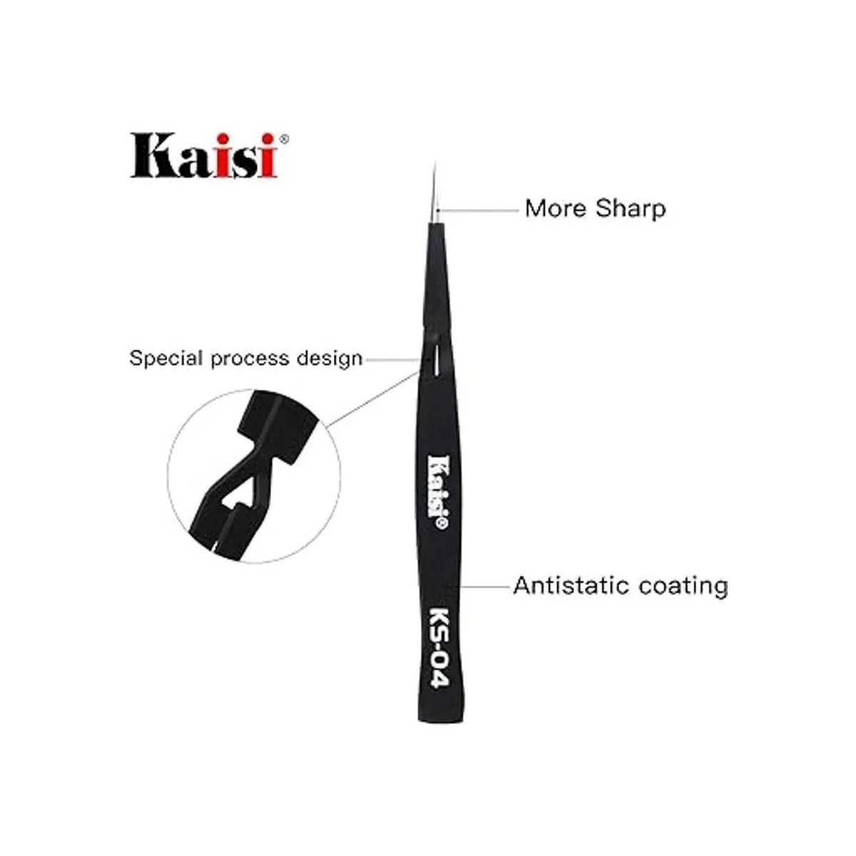 Kaisi Juego de 6 pinzas de bloqueo cruzado de acero