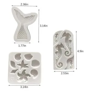 Molde de silicona para repostería chocolate jabón