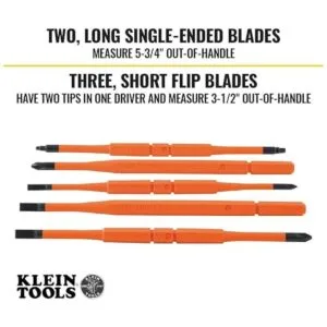 Klein Tools 32288 Destornillador aislante juego de_3