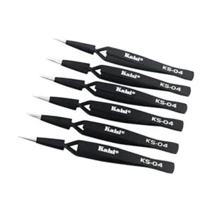 Kaisi Juego de 6 pinzas de bloqueo cruzado de acero