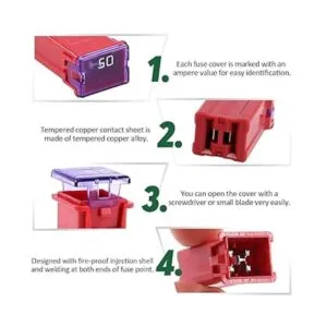 Kit de fusibles en forma de caja JCASE de perfil bajo para_4