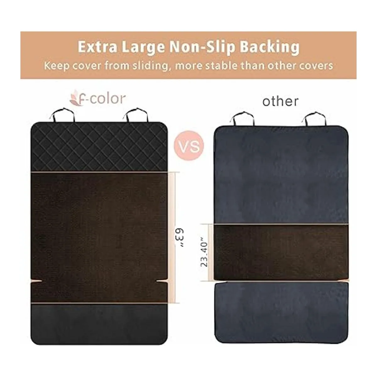 Fcolor Funda para compartimiento de carga para perros_3