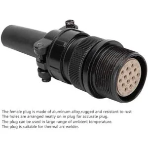 Enchufe hembra de la aviación del conector de la energía