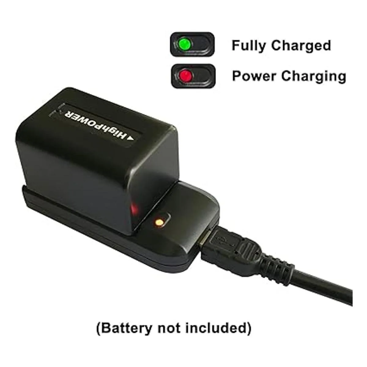 CofunKool Cargador de batería de cámara para videocámara_2