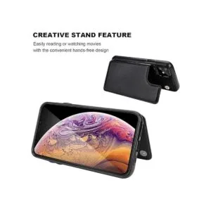 OT ONETOP Funda tipo cartera para iPhone 11 con soporte_5