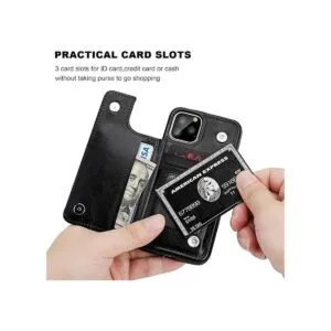 OT ONETOP Funda tipo cartera para iPhone 11 Pro con_4