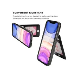 KIHUWEY Funda para iPhone 11 con soporte para tarjeta de_5
