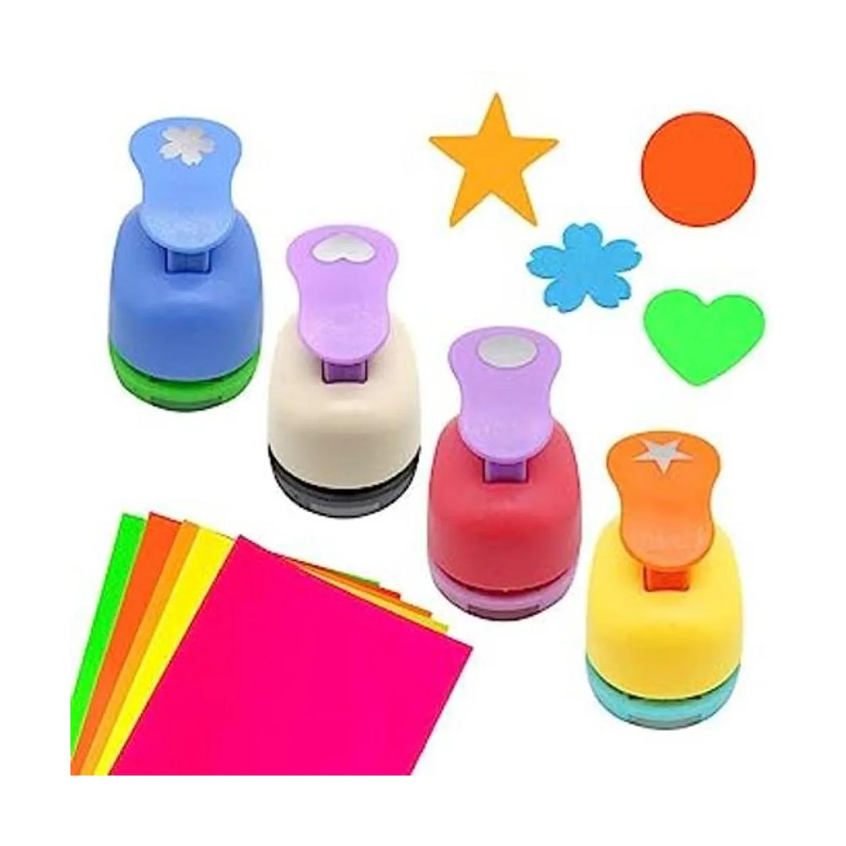 Haploon 4 perforadoras de papel perforadoras de 1.0 in en_1