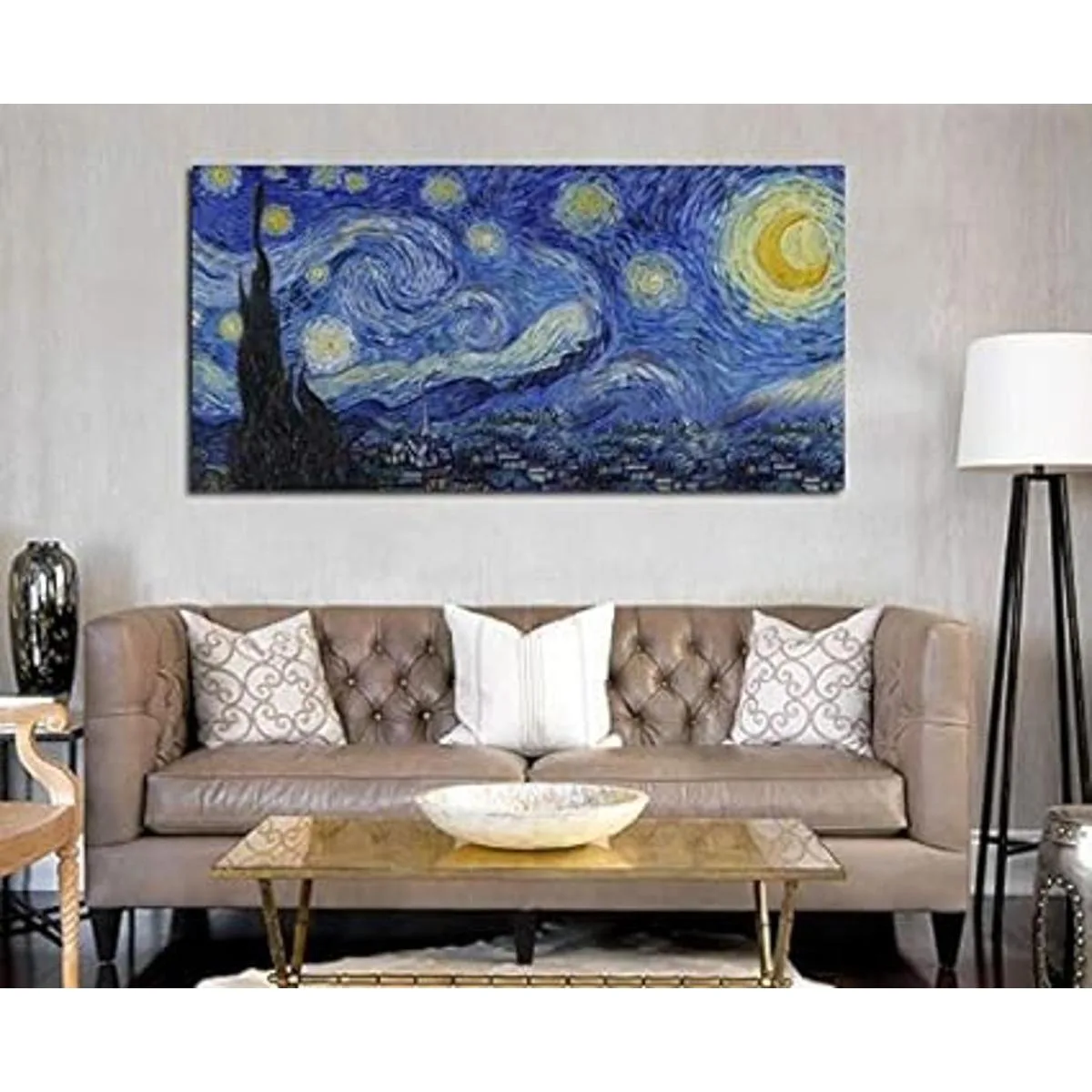 Starry Night by Vincent Van Gogh Arte de pared clásico_2